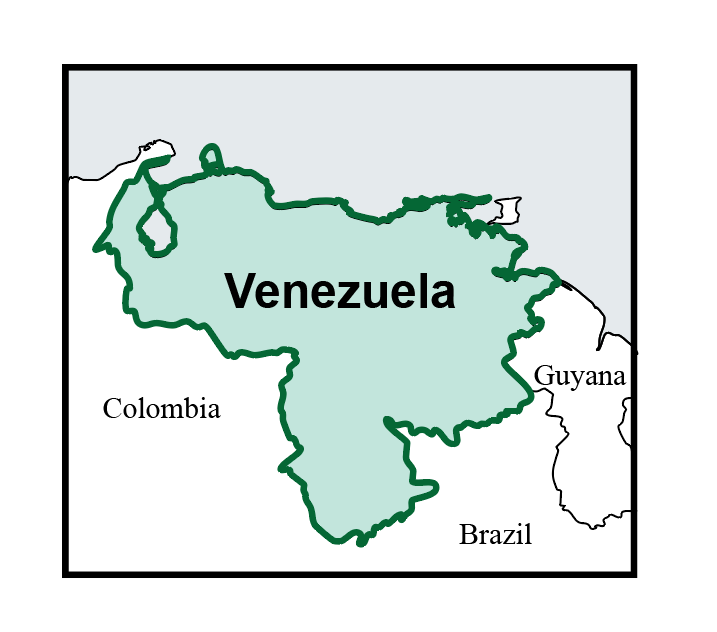 venezuela map picture